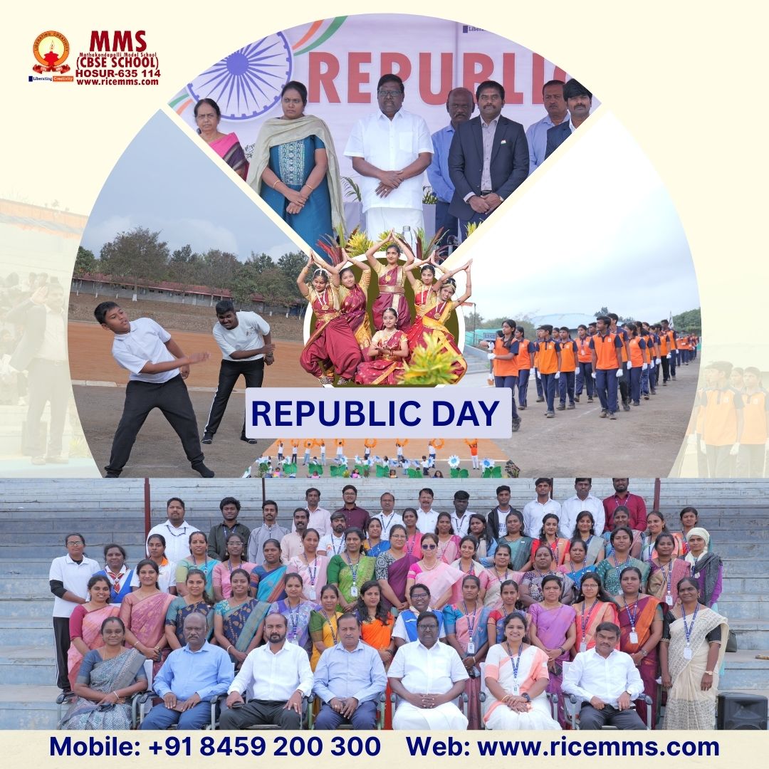 Republic Day Celebration at Mathakondapalli Model School.