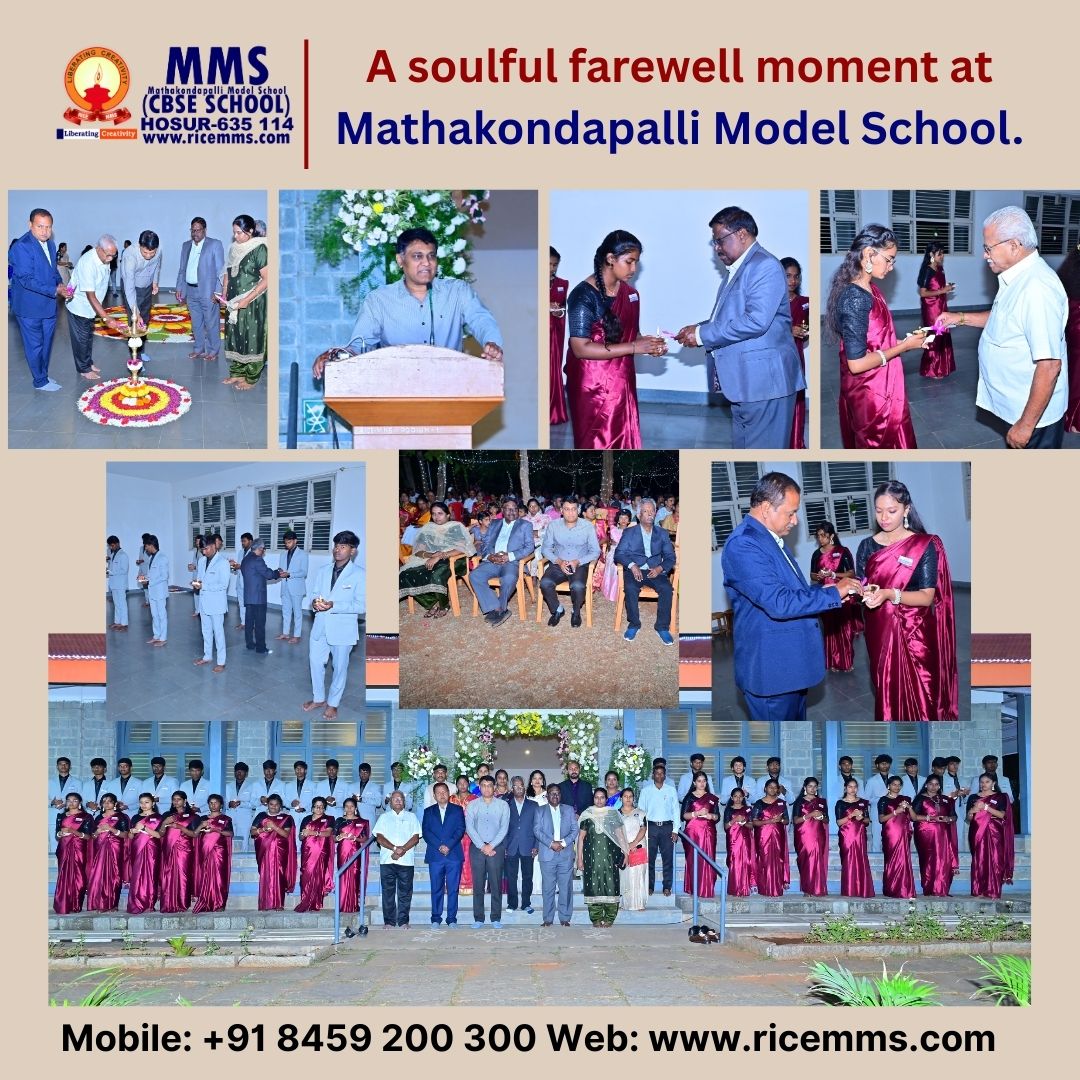 A soulful farewell moment at Mathakondapalli Model School.