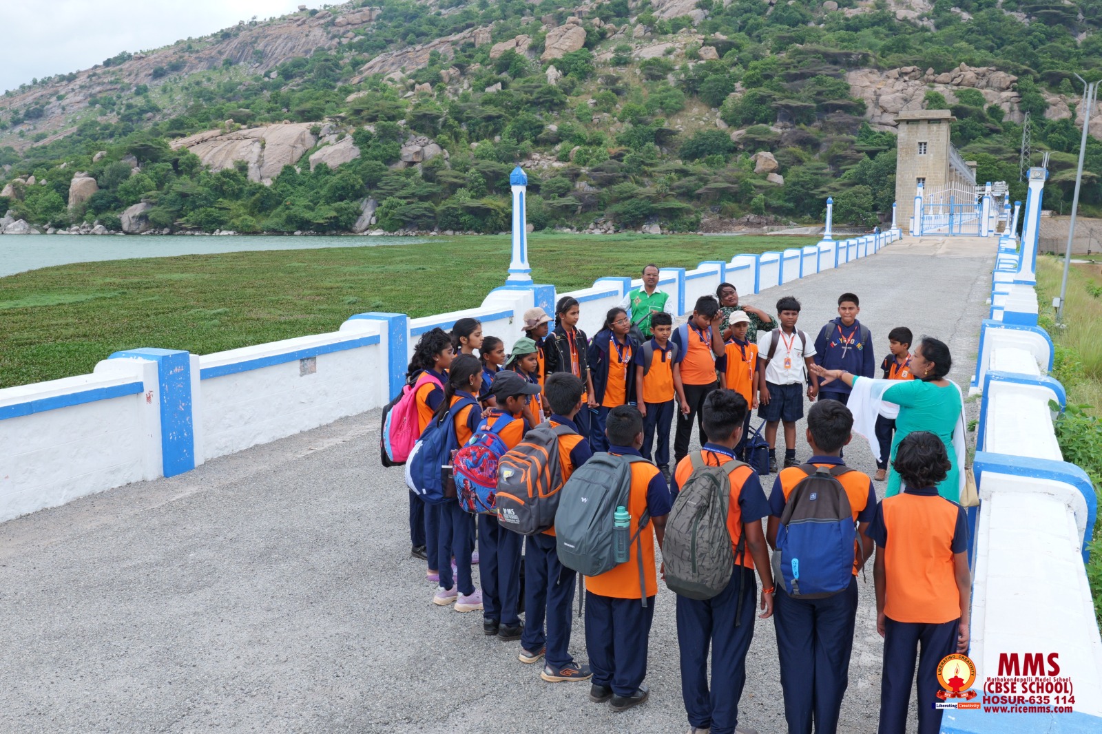 Learning Beyond the Classroom   Educational Trip to Krishnagiri Dam, Grade 5 students