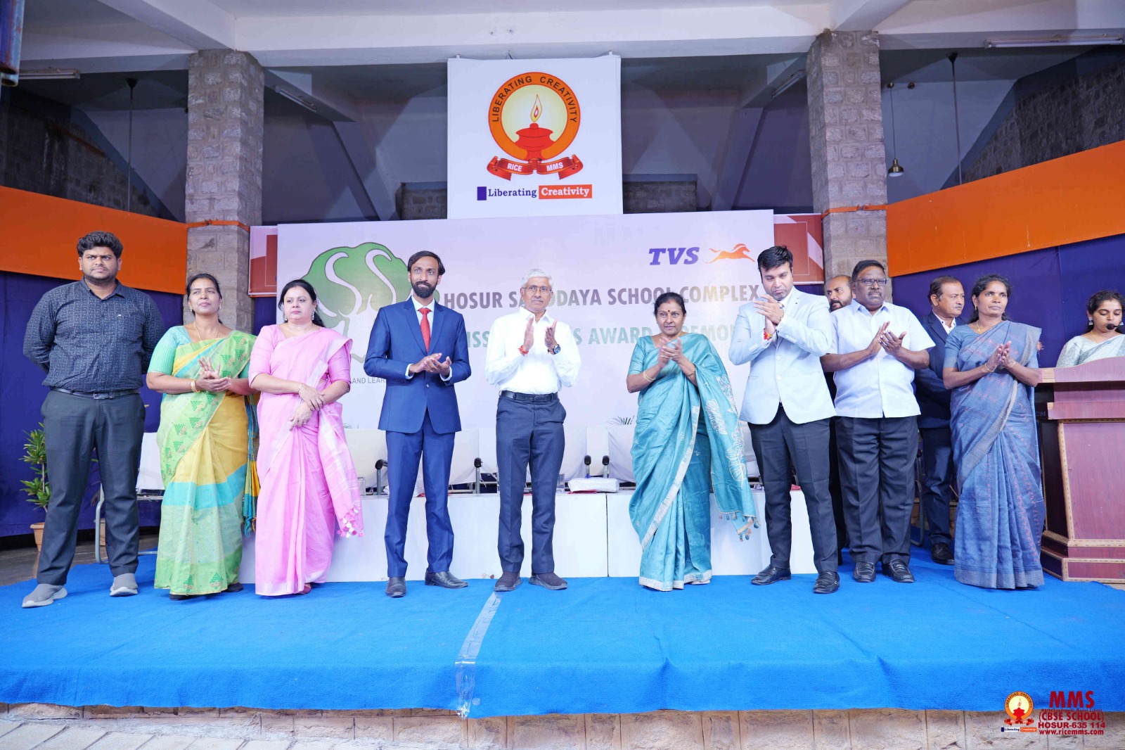 The HSSC Toppers Award Ceremony 2026 at Mathakondapalli Model School.